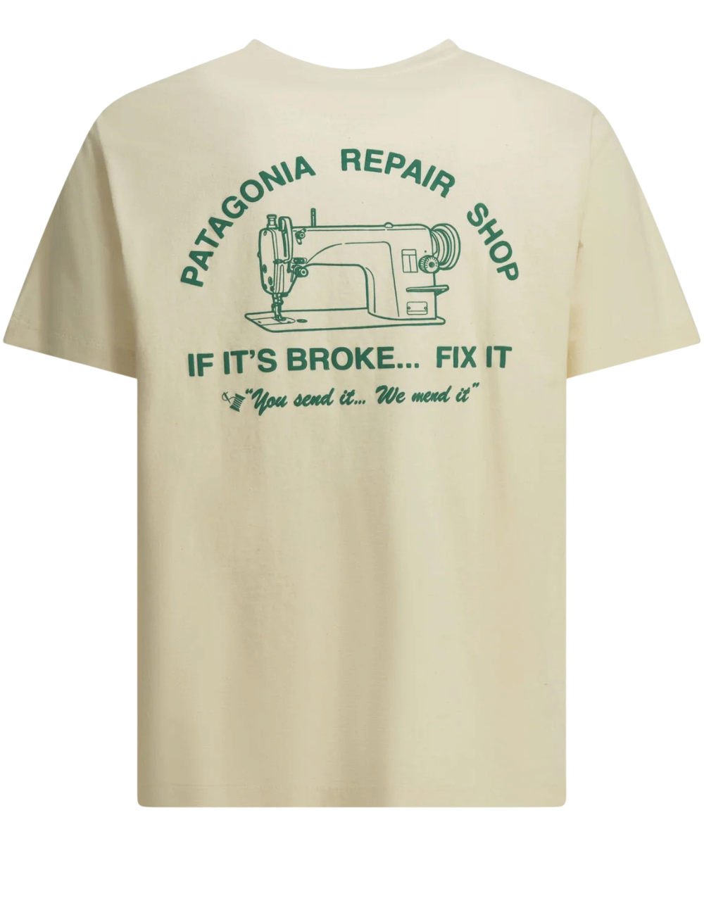 T-shirt Patagonia Men's Repair Shop T-Shirt Beige pour homme