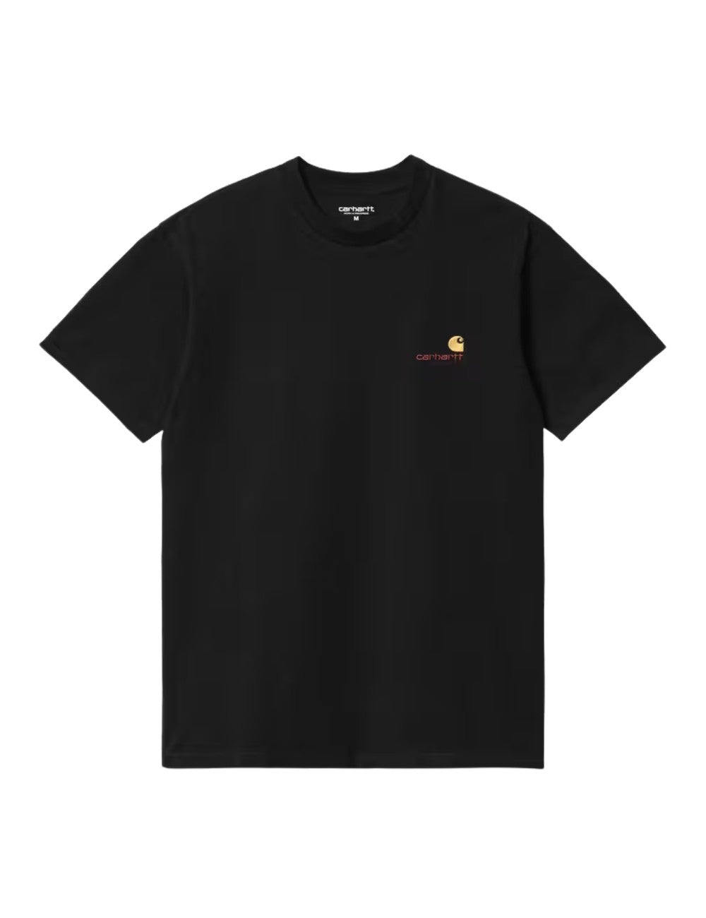 T-shirt Carhartt WIP S/S American Script T-Shirt Noir (Black) 100% coton pour homme