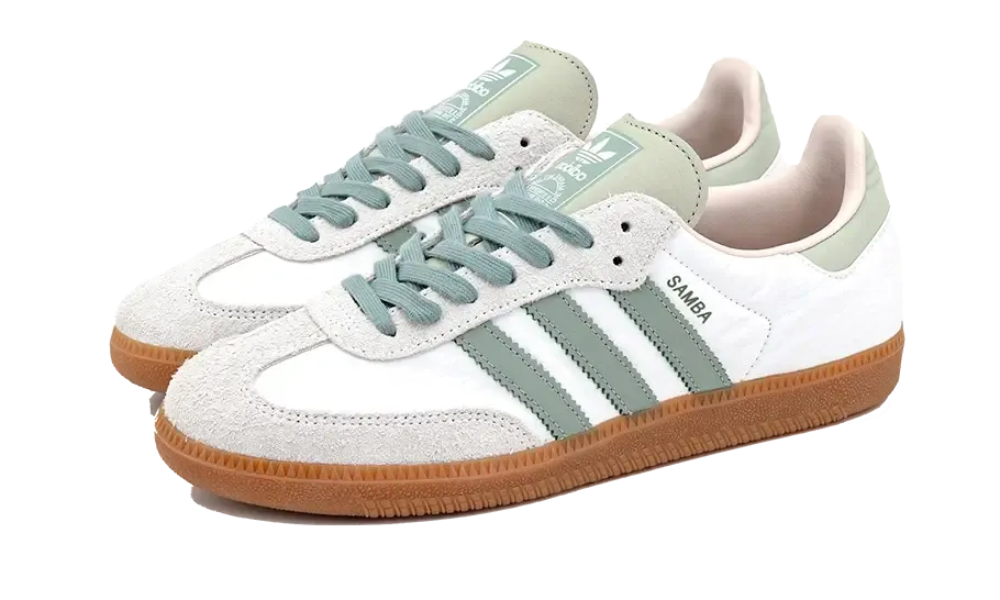 Samba OG Cloud White Silver Green