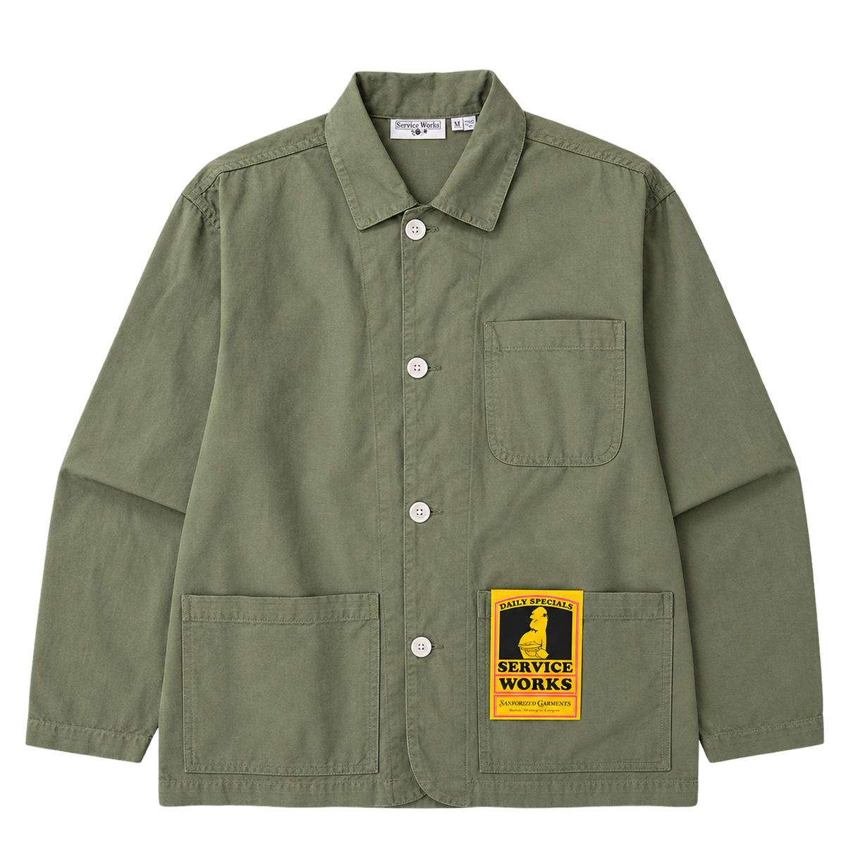 SERVICE WORKS CHEMISE DE TRAVAIL OLIVE
