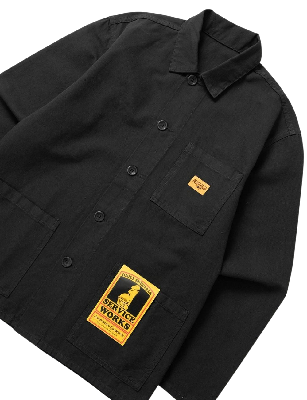 Veste-chemise Service Works Classic Chore Shirt Noir