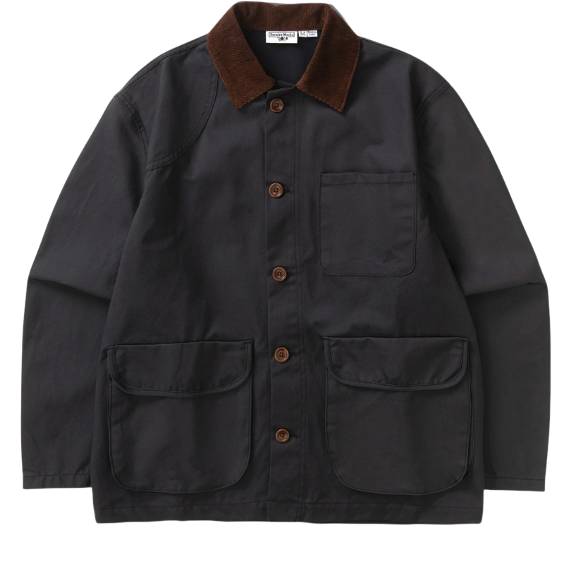 SERVICE WORKS MANTEAU DE GRANGE CIRE NOIR