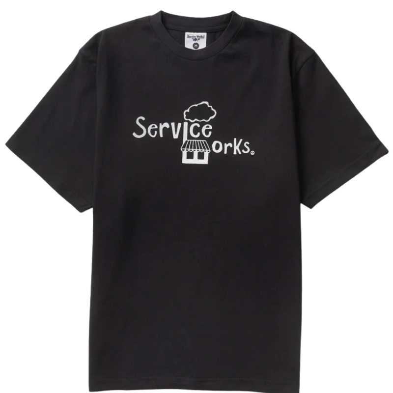 SERVICE WORKS T-SHIRT KIOSK NOIR