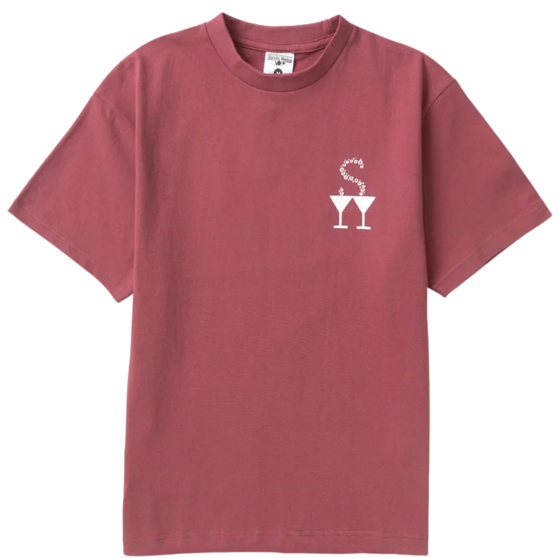 SERVICE WORKS T-SHIRT MARTINI ROUGE
