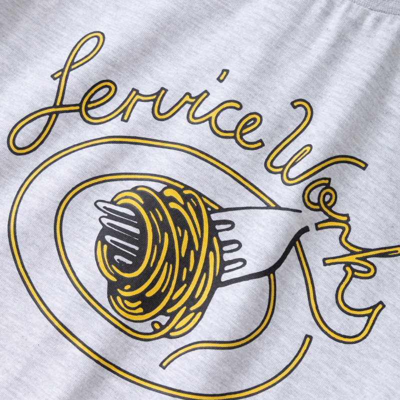 SERVICE WORKS T-SHIRT SPAGHETTI GRIS