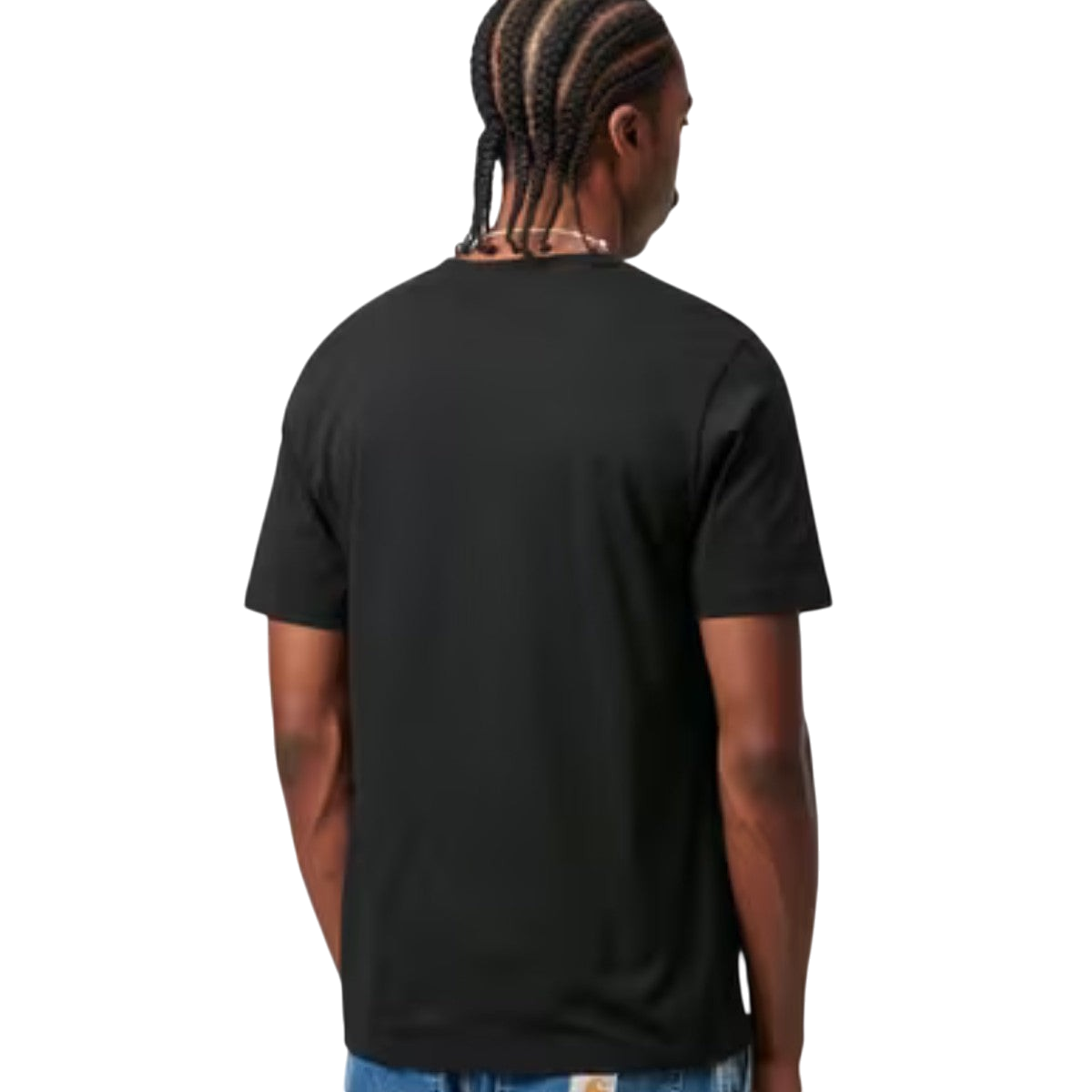 T-shirt Carhartt WIP S/S Base Noir et Blanc en Coton Coupe Regular Homme