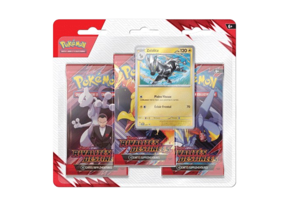 Pokémon Tripack aléatoire EV10 Rivalités Destinées - FR