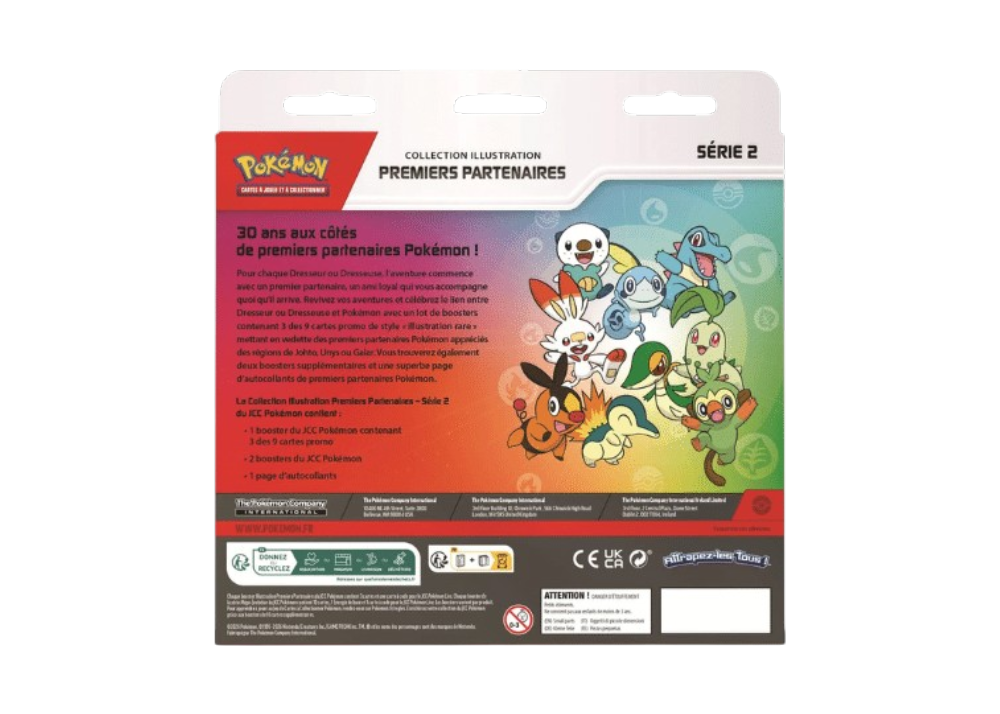 Coffret - Pokemon - Collection Illustration Premiers Partenaires - Serie 2 - FR