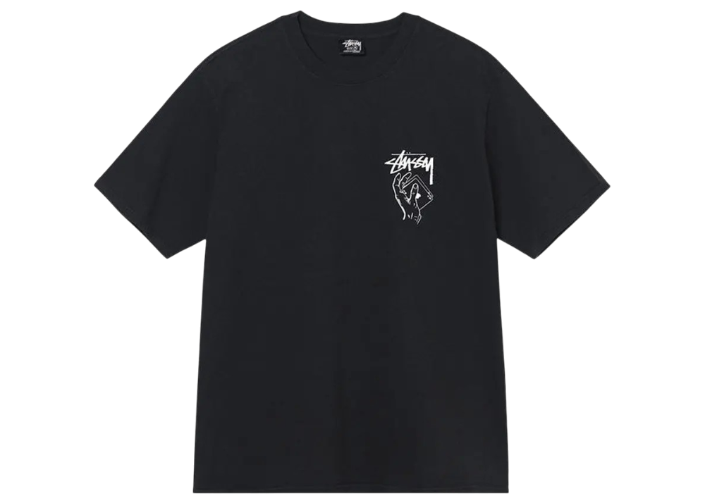 Stussy Shuffle Pigment Dyed Tee 'Black'