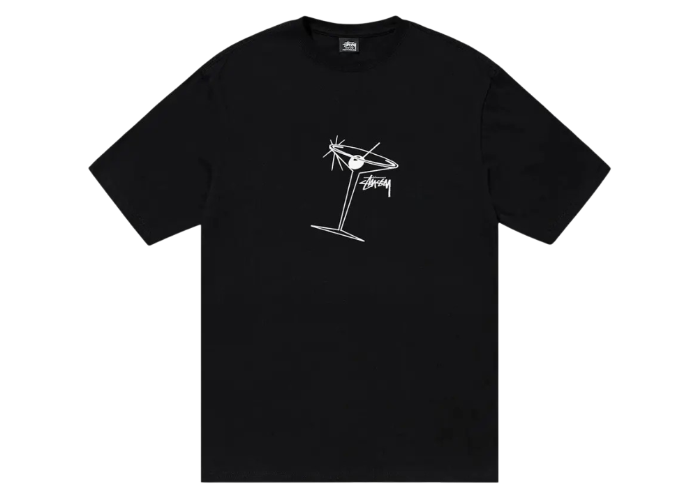 Stussy Martini Tee 'Black'