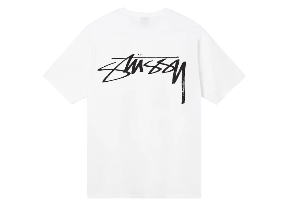 Stussy Surf Stock Tee 'White'