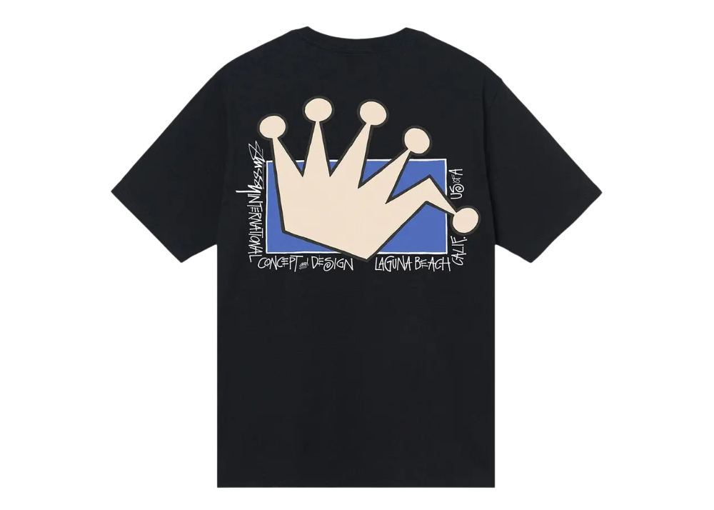Stussy LB Crown Tee 'Black'
