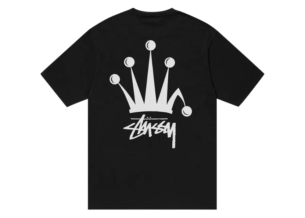 Stussy Regal Crown Pigment Dyed Tee 'Black'