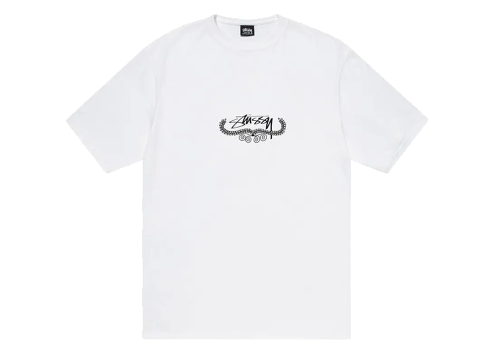 Stussy Wreath Tee 'White'