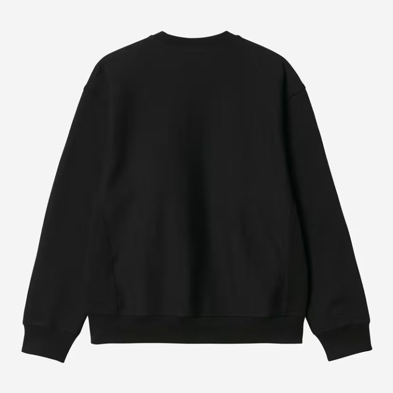 Sweatshirt Carhartt WIP American Script Sweatshirt Noir (Black) pour homme