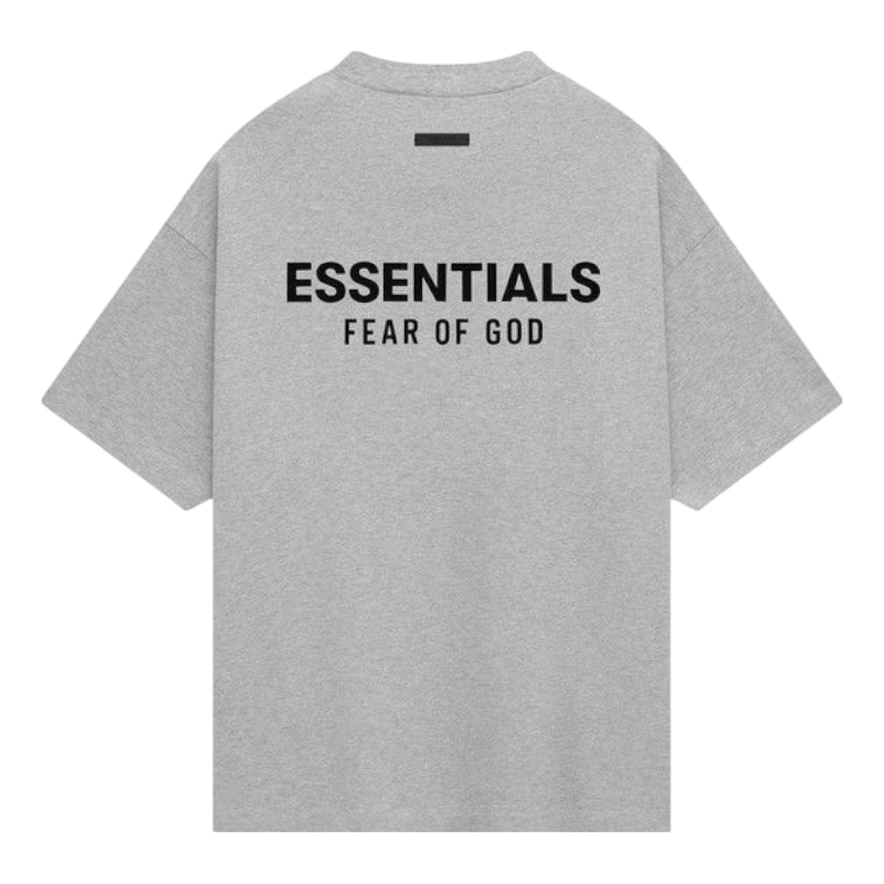 Fear of God Essentials Jersey Crewneck T-Shirt Light Heather Gray - 125HO244368F