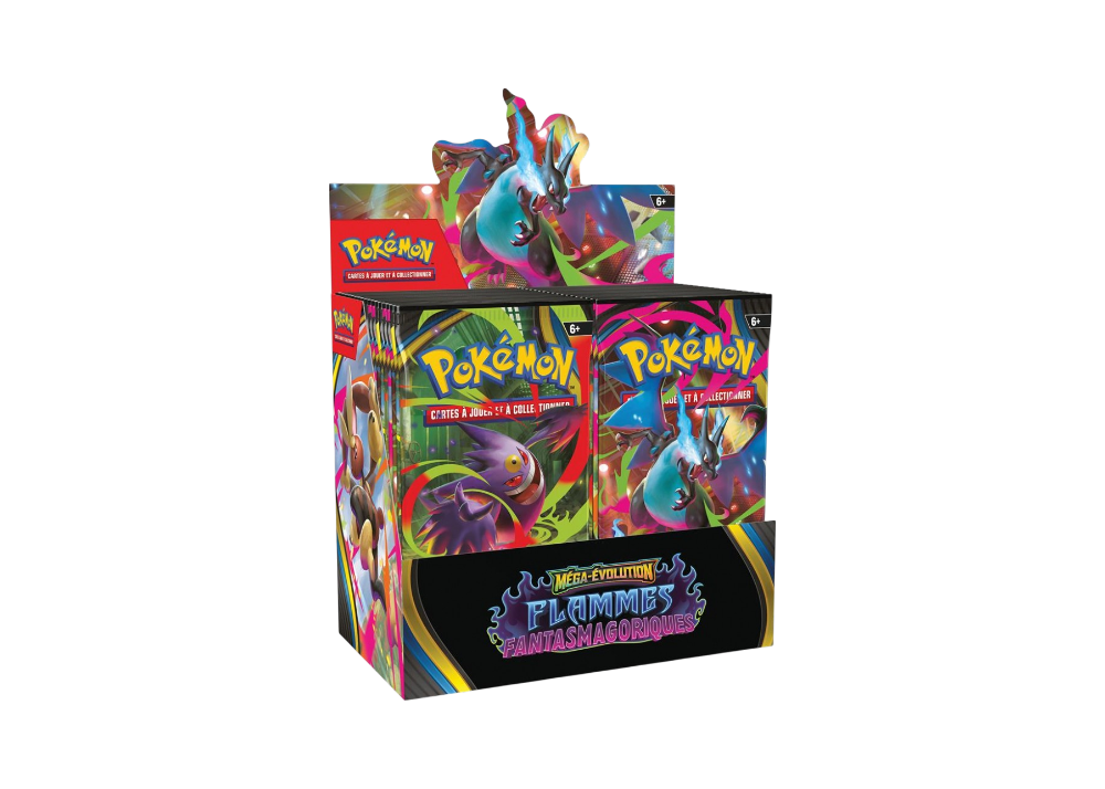 Pokémon – Display Méga-Évolutions ME2 Flammes Fantasmagoriques - FR