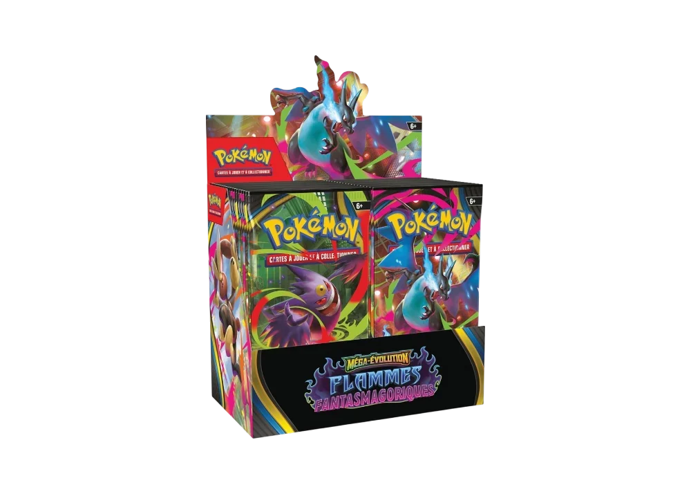 Pokémon – Display Méga-Évolutions ME2 Flammes Fantasmagoriques - FR