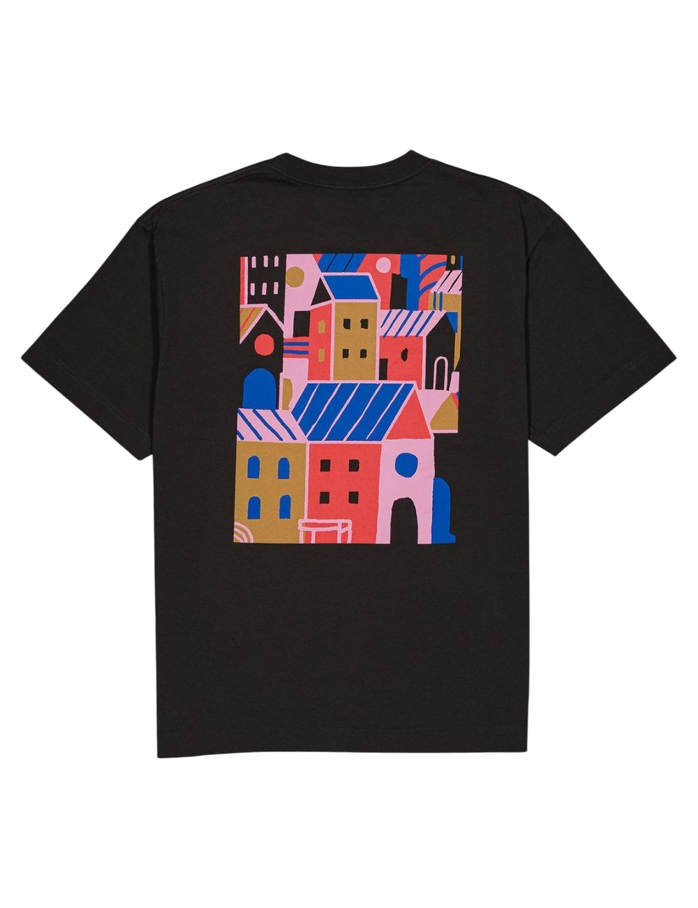 T-shirt Service Works City Ample Noir Carbone Coupe Oversize Homme