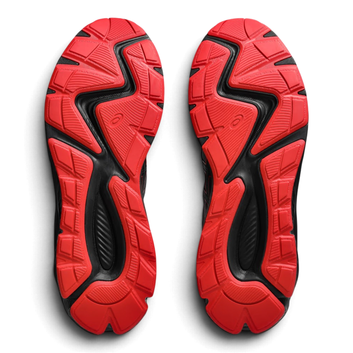 Semelles extérieures rouges et noires des baskets ASICS Gel-Quantum 180 VIII chez We Have It