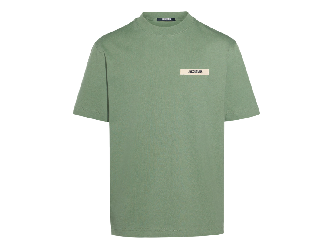 Jacquemus Le T-Shirt Gros Grain – Kaki - TSM00133AJ00226512