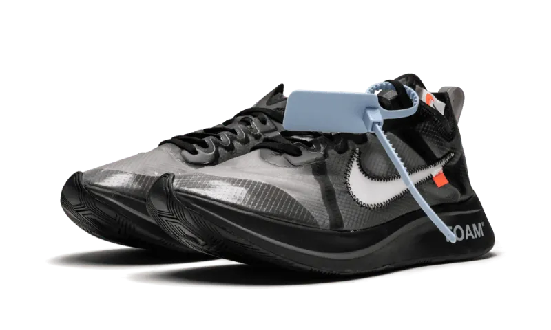 Zoom Fly Off-White Black Silver