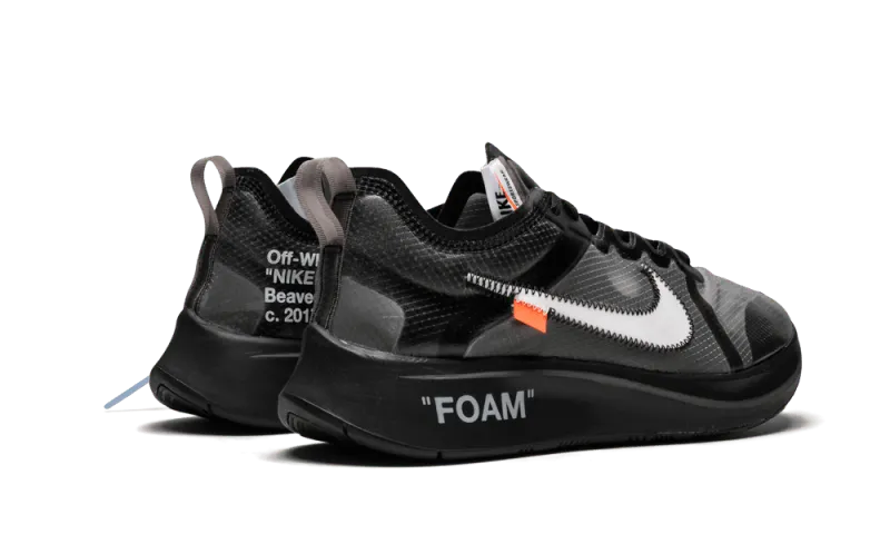 Zoom Fly Off-White Black Silver