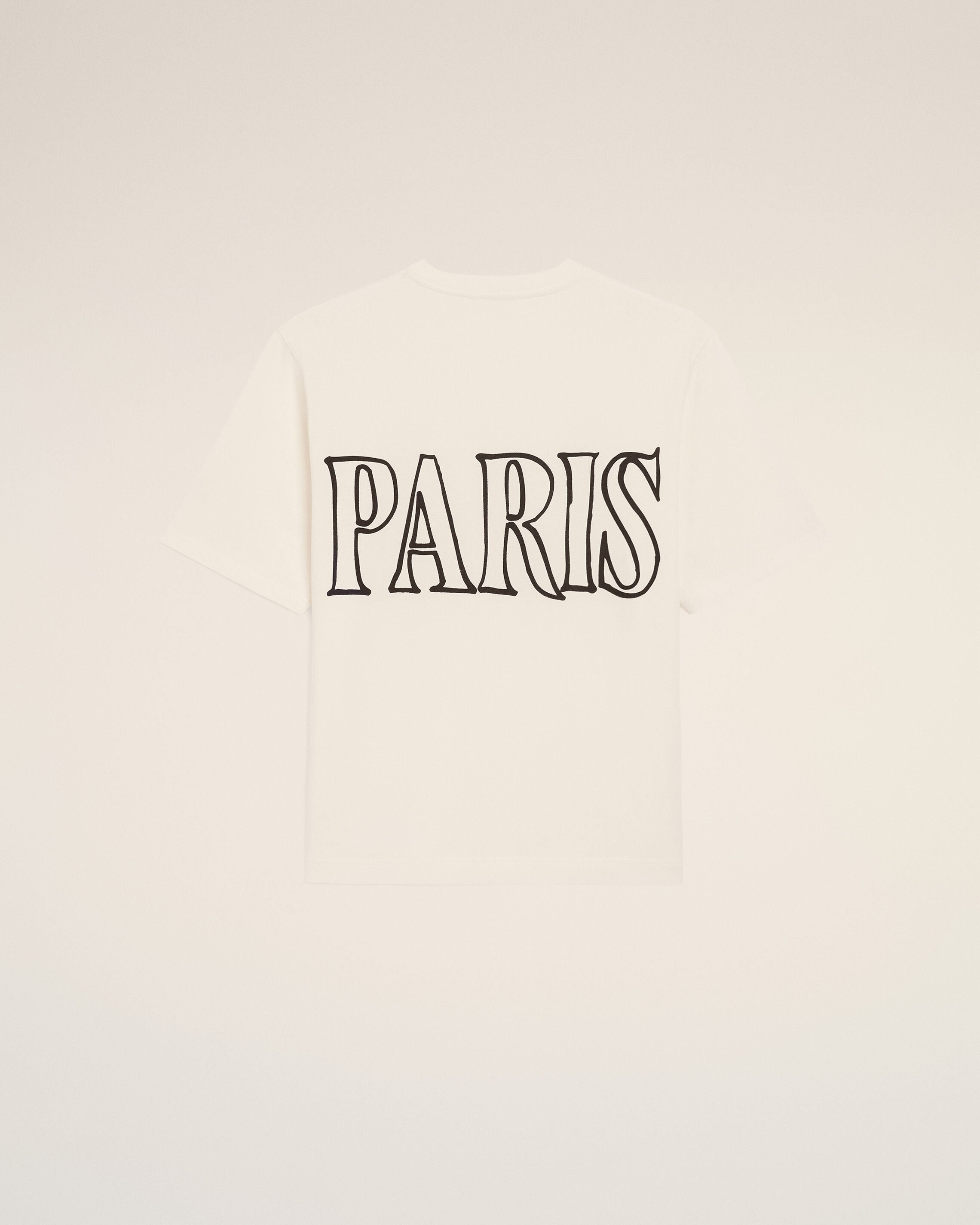 T-Shirt Print Ami Paris Blanc – F8