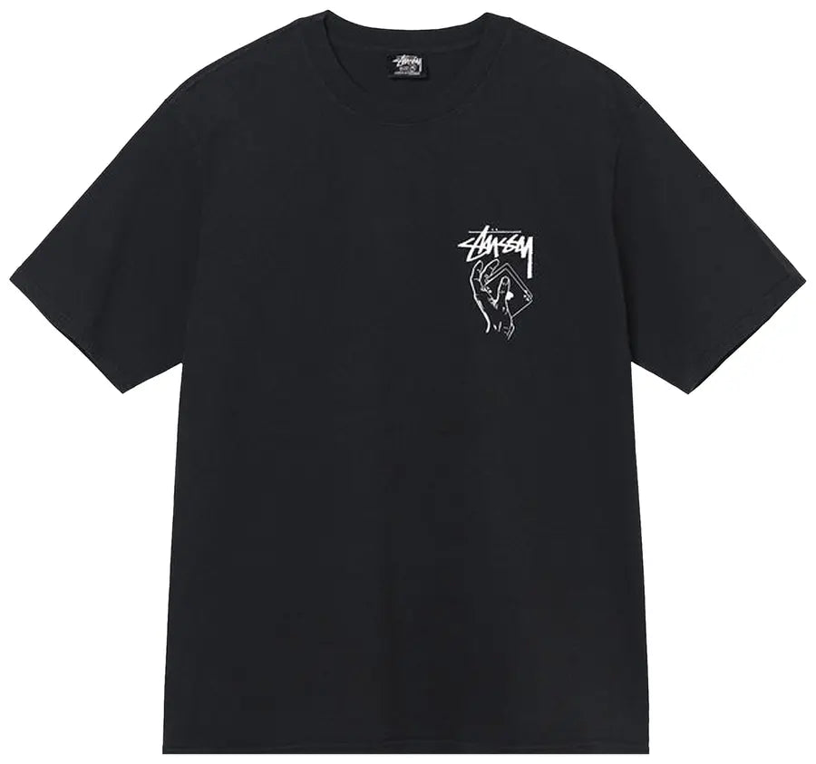 Stussy Shuffle Pigment Dyed Tee 'Black'