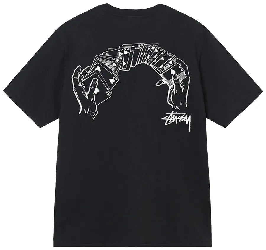 Stussy Shuffle Pigment Dyed Tee 'Black'