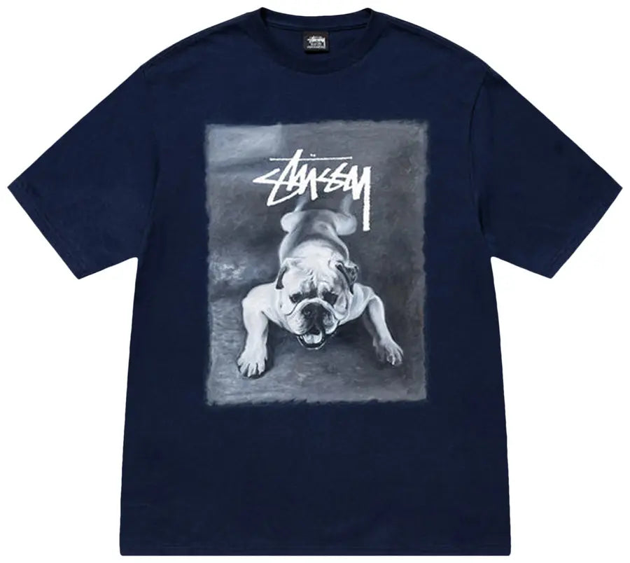 Stussy Bulldog Tee 'Navy'