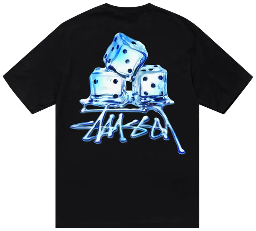 Stussy Melted Tee 'Black'