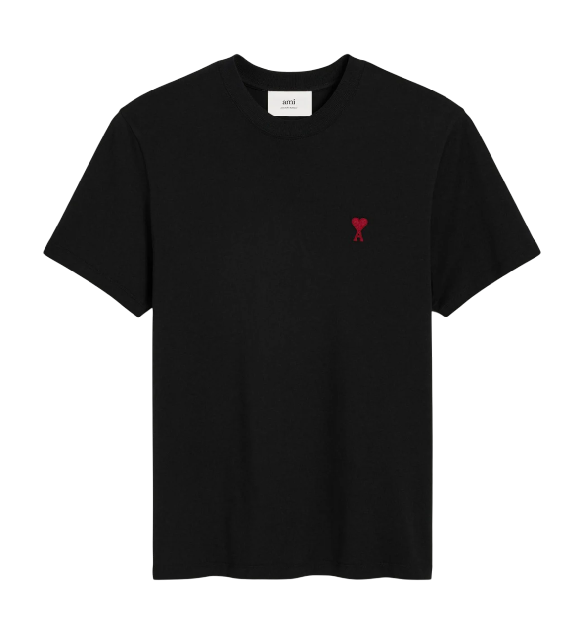 T-shirt Noir Ami de Coeur en Coton