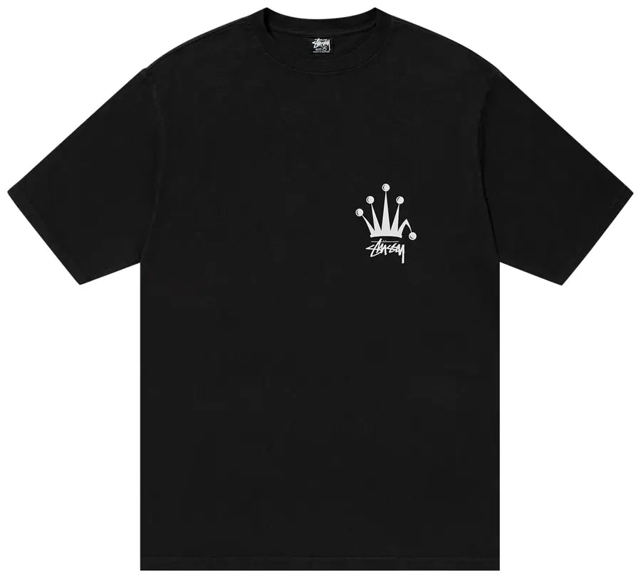 Stussy Regal Crown Pigment Dyed Tee 'Black'