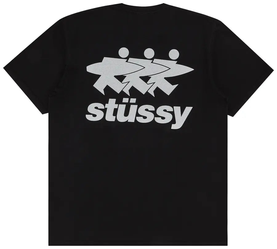 Stussy Surfwalk Tee 'Black'