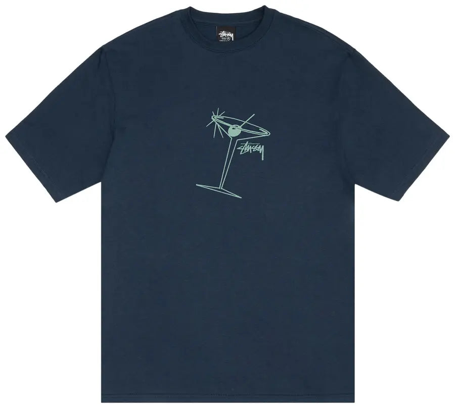 Stussy Martini Tee 'Navy'