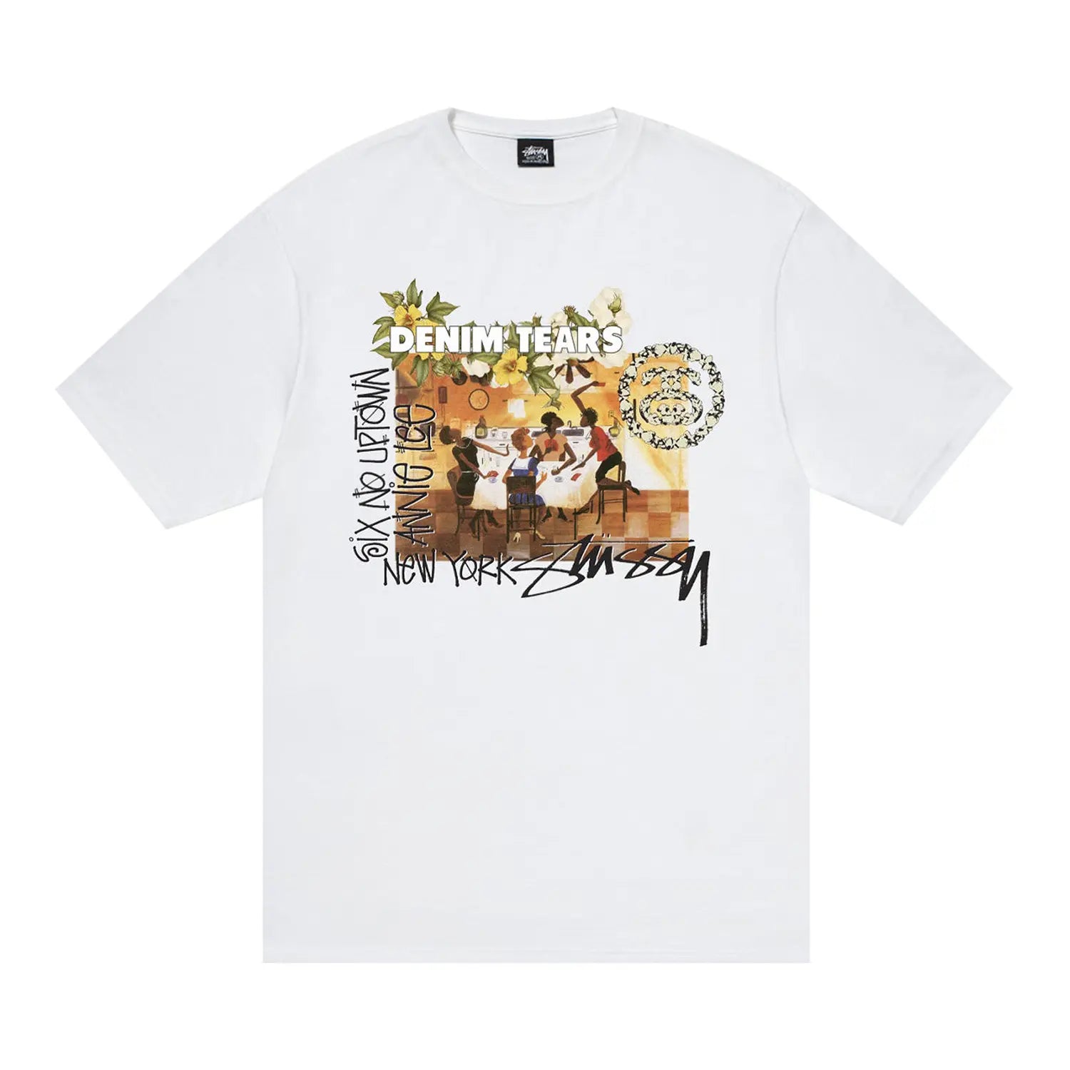 Stussy x Denim Tears Annie Lee Tee 'White'