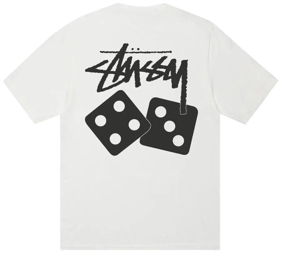 Stussy Dice Tee Pigment Dyed 'Natural'