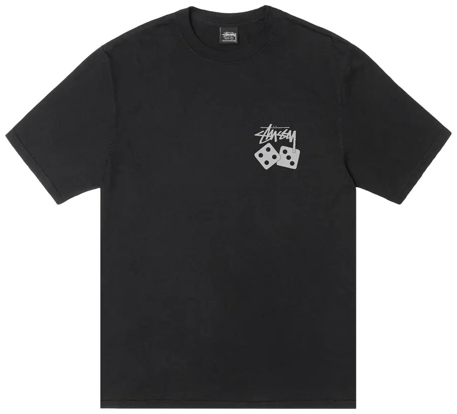 Stussy Dice Tee Pigment Dyed 'Black'