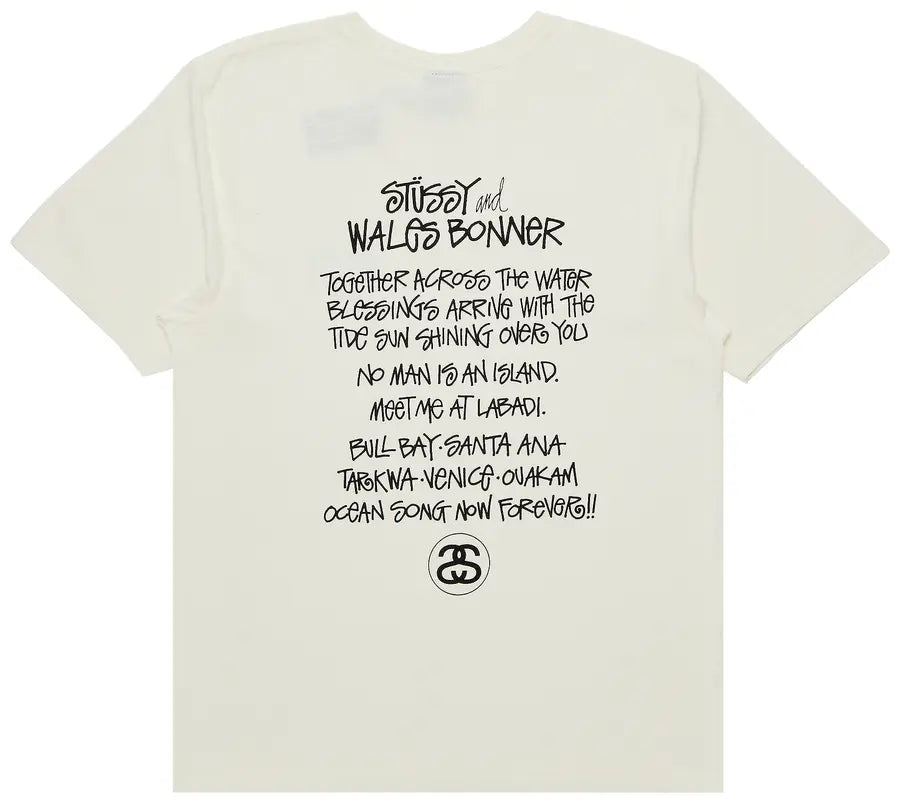 Stussy x Wales Bonner Ocean Song Tee 'Ivory'