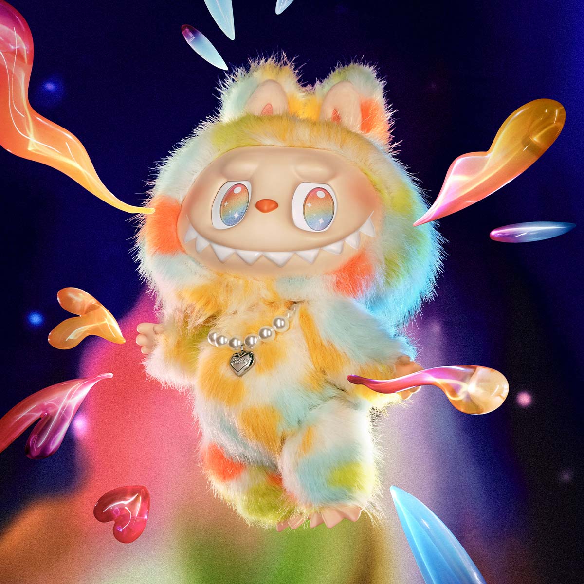 Pop Mart Labubu The Monsters Big into Energy Series Rock The Universe Vinyl Plush Doll