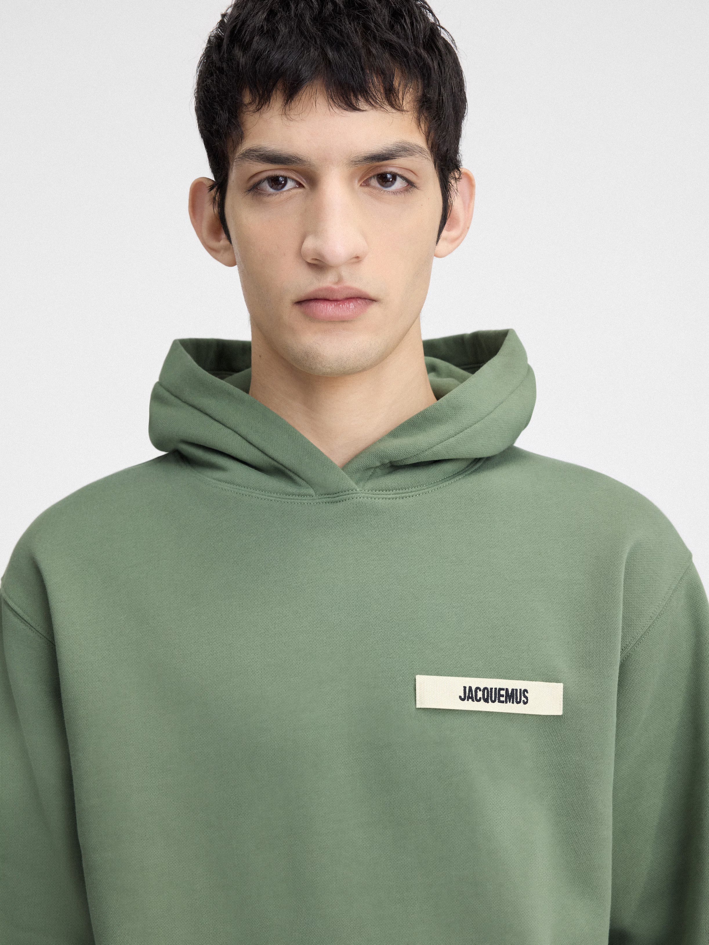 Le Hoodie Gros Grain – Jacquemus – Light Kaki