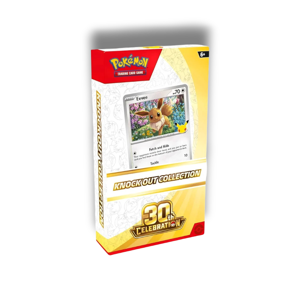 Coffret We Have It Pokémon Knock-Out 30 ans édition spéciale avec carte Evoli, neuf et scellé