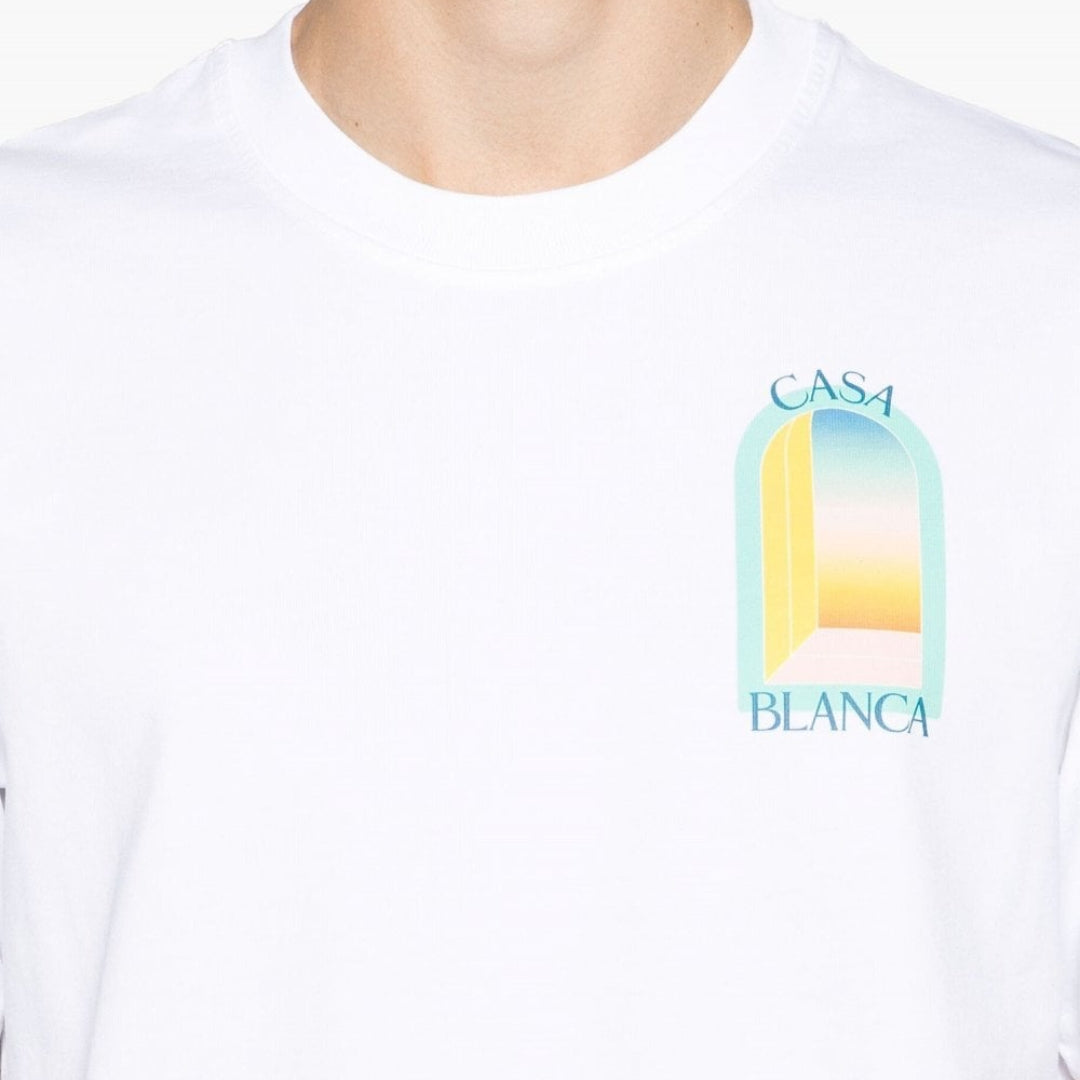 T-Shirt L'Arche Gradient Pastel SS23 - Casablanca - Blanc