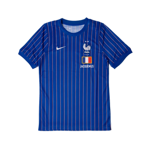 Nike x Jacquemus x France Pre Match Jersey Blue Stripe