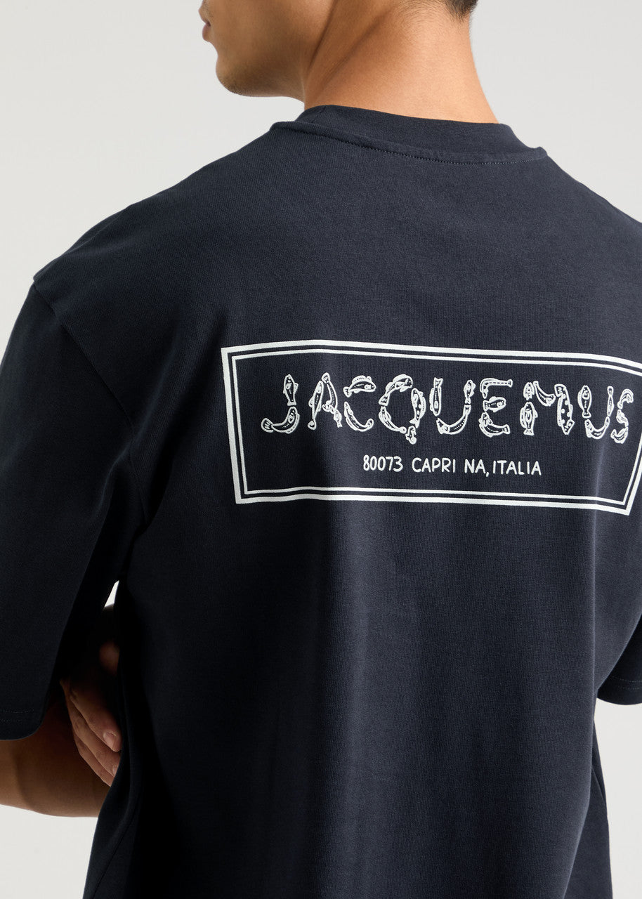 Jacquemus Le T-Shirt Merù Navy / Bleu - 246JS151-2125-390