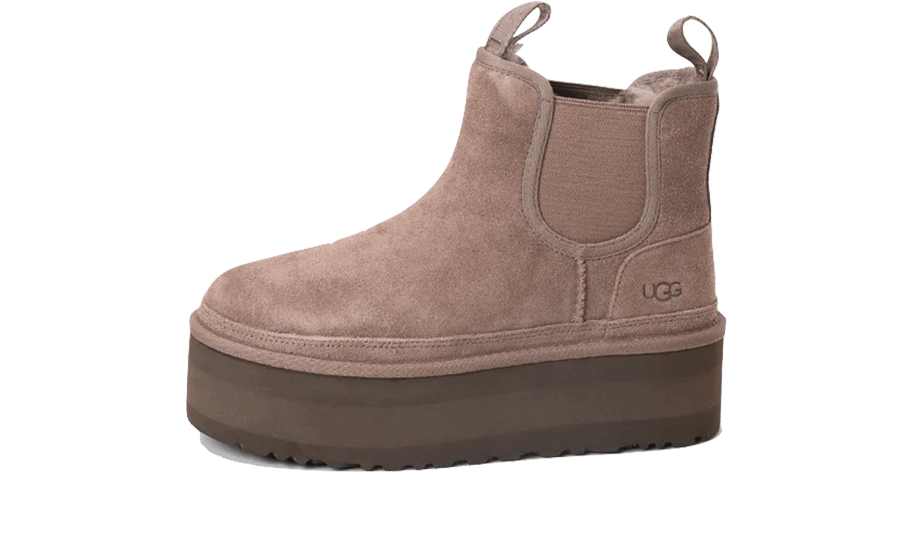 Neumel Platform Chelsea Boot Smoke Plum