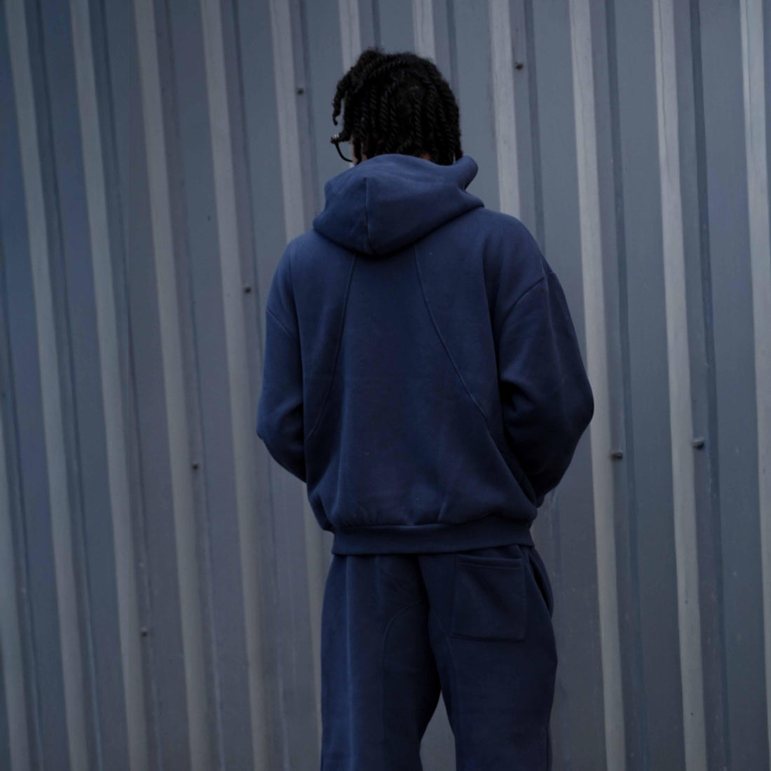 Ozon Navy Zip-Hoodie