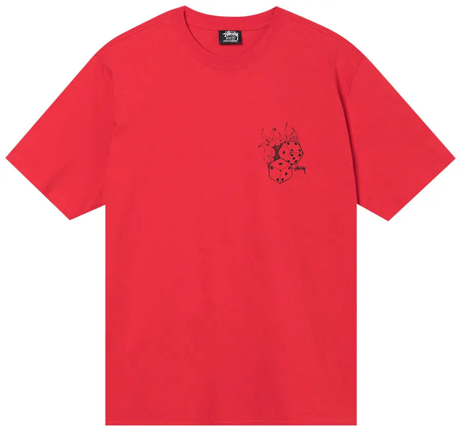 Stussy Fire Dice Tee 'Red'