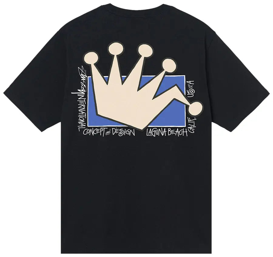 Stussy LB Crown Tee 'Black'